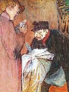 Henri De Toulouse-Lautrec, Laundryman at the brothel